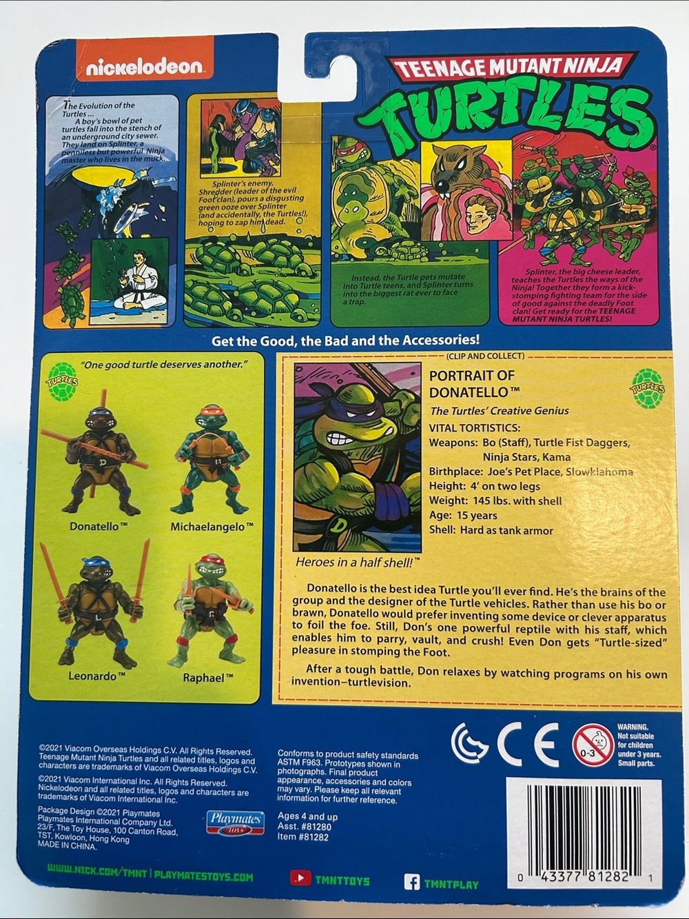 Teenage Mutant Ninja Turtles Donatello Action Figure - Brown & Black - Picture 2 of 2